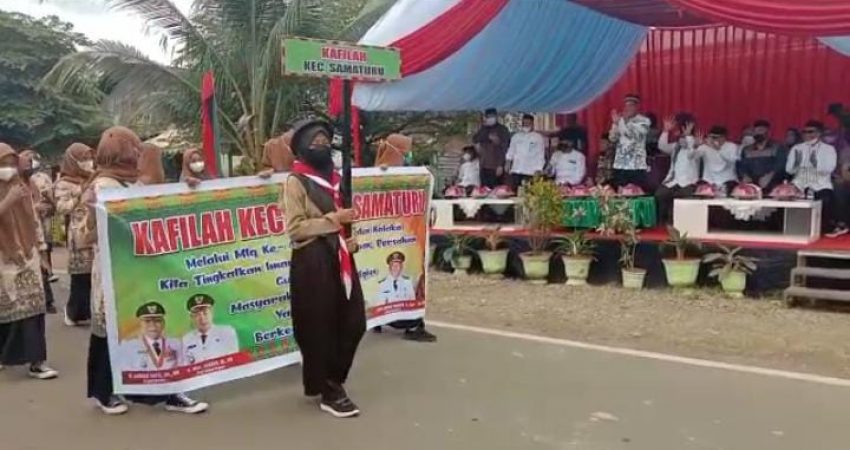 Pawai Taruf Warnai Pembukaan MTQ ke-46 di Kolaka