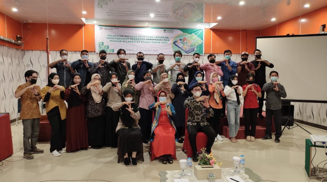 BPS Kota Kendari Gelar Pelatihan Pemetaan, Geospasial dan Muatan Wilkerstat ST2023
