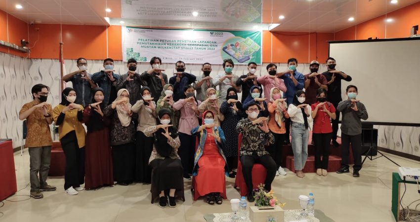 BPS Kota Kendari Gelar Pelatihan Pemetaan, Geospasial dan Muatan Wilkerstat ST2023
