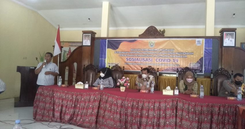 Hadiri Sosialisasi, Kabag Ops Polres Kendal Paparkan Perkembangan Kasus Covid-19