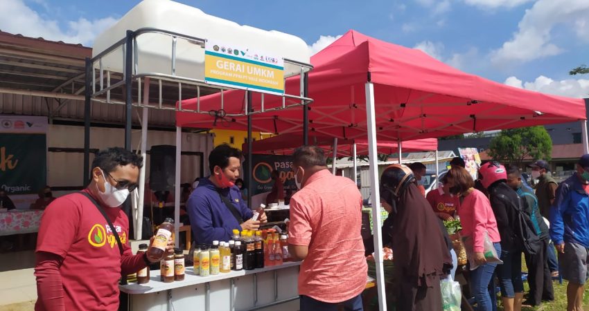 Pasar Organik Bumdesma, Mitra Program PPM PT Vale Hadirkan Pangan Sehat