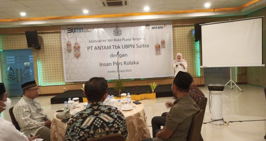 Jalin Kemitraan dengan Wartawan Kolaka, PT Antam Gelar Bukber