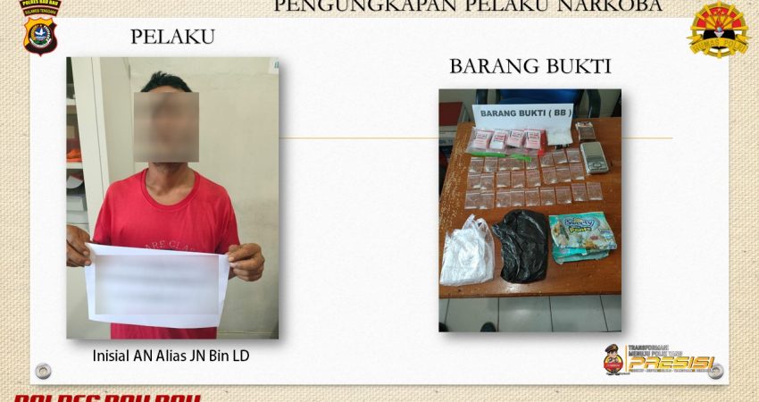 Gegara Sabu, Buruh Harian Lepas Ini Terancam 20 Tahun Penjara