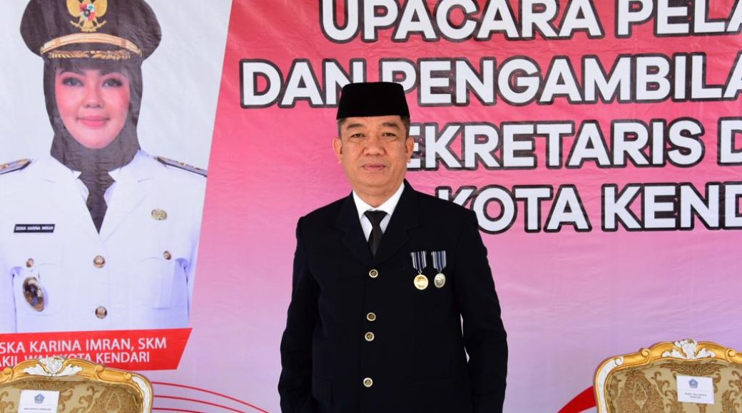 Sulkarnain Lantik Ridwansyah Taridala jadi Sekda Kota Kendari, Ini Harapan Wali Kota