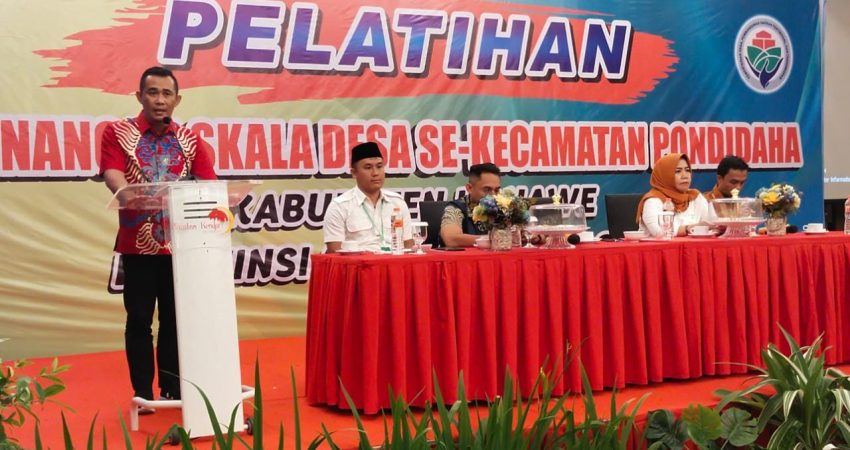 Kecamatan Pondidaha Gelar Pelatihan Kewenangan Skala Desa