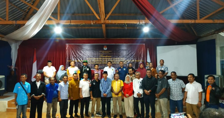 KPU Baubau Gelar Sosialisasi Aturan Terbaru Bersama Partai Politik