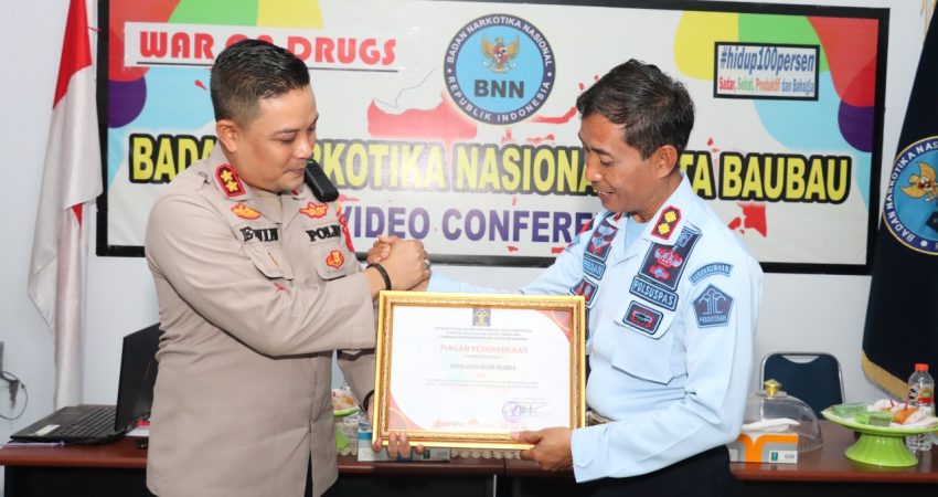 BNNK dan Lapas Apresiasi Polres Baubau Atas Pengungkapan Kasus Narkoba