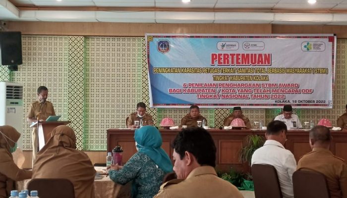 Tingkatkan Kapasitas Petugas, Bupati Kolaka: Semoga Penilaian STBM Award Dapat Hasil Terbaik