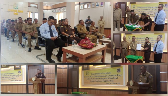 Wujudkan Sinergitas, Pemkab Mubar Gandeng Kejari Muna