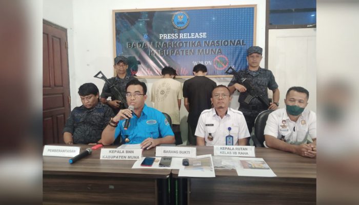Oknum Mahasiswa di Muna Keciduk Hendak Selundupkan Shabu di Rutan Kelas IIB Raha