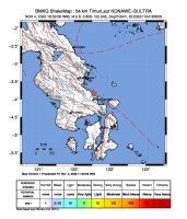 Lalonggasumeeto Konawe Diguncang Gempa, Tidak Berpotensi Tsunami