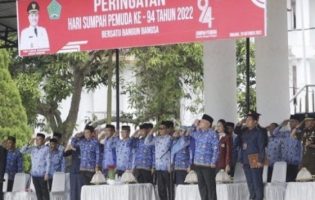Pimpin Upacara Sumpah Pemuda, Ini Pesan Bupati Konawe