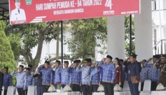 Pimpin Upacara Sumpah Pemuda, Ini Pesan Bupati Konawe
