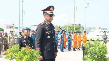 Hari Pahlawan ke-77, Polres Baubau Gelar Upacara Tabur Bunga