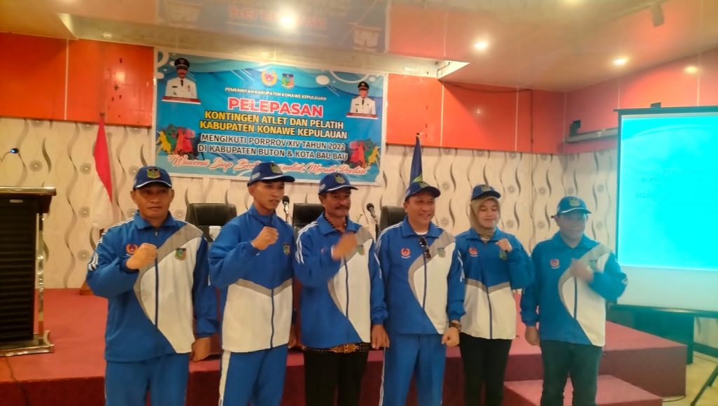 Lepas 282 Atlet Porprov ke-XlV, Bupati Konkep Targetkan 10 Besar