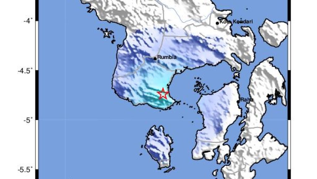 Gempa Bumi Guncang Rarowatu Bombana: Terasa Getaran Seakan-akan Ada Truk Berlalu