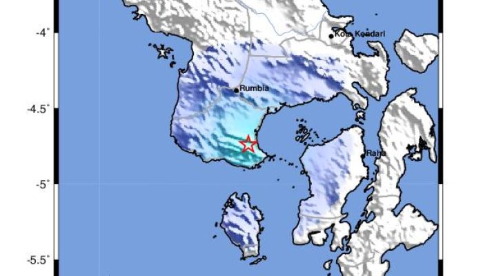 Gempa Bumi Guncang Rarowatu Bombana: Terasa Getaran Seakan-akan Ada Truk Berlalu
