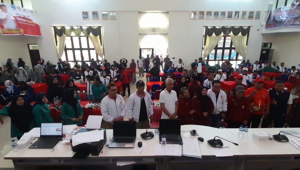 Diikuti 155 Peserta, Pertandingan Catur Porprov ke-XIV Resmi Digelar