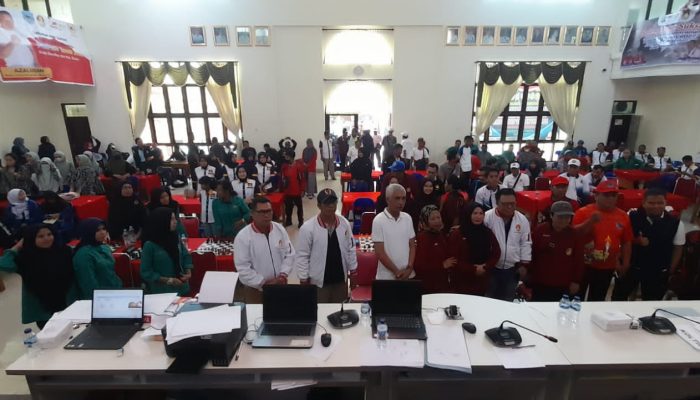 Diikuti 155 Peserta, Pertandingan Catur Porprov ke-XIV Resmi Digelar