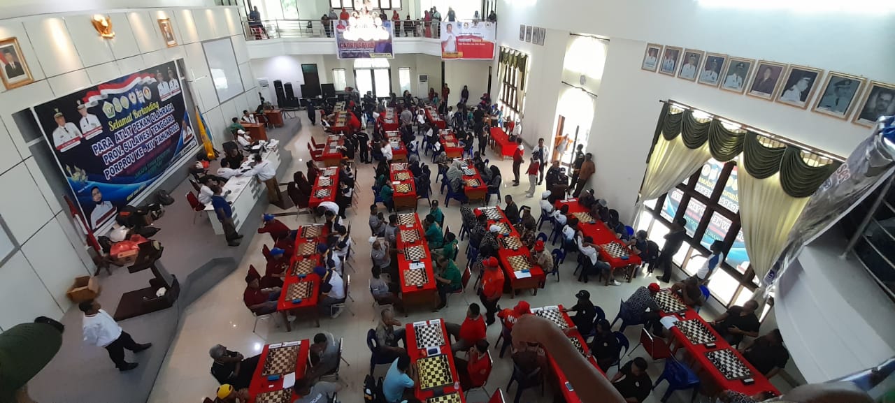 Diikuti 155 Peserta, Pertandingan Catur Porprov ke-XIV Resmi Digelar