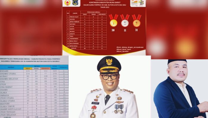 Capai Target, Kontingen Ini Masuk Urutan 7 Porprov XIV Sultra
