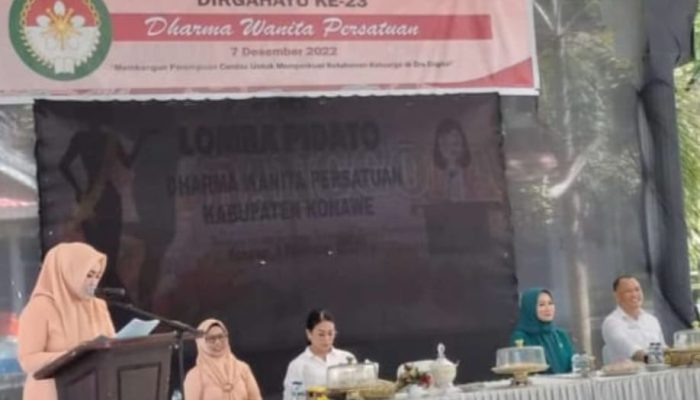 Peringati HUT Dharma Wanita, Ini Pesan Sekda Konawe