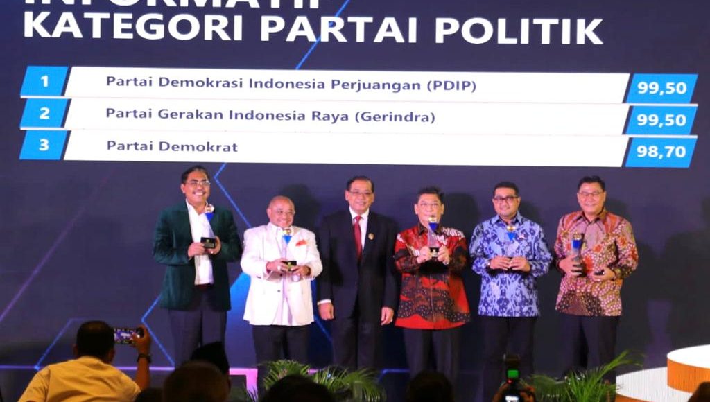 Partai Demokrat Raih ‘Hattrick’ Predikat Partai Politik ‘Informatif’ dari KIP-RI