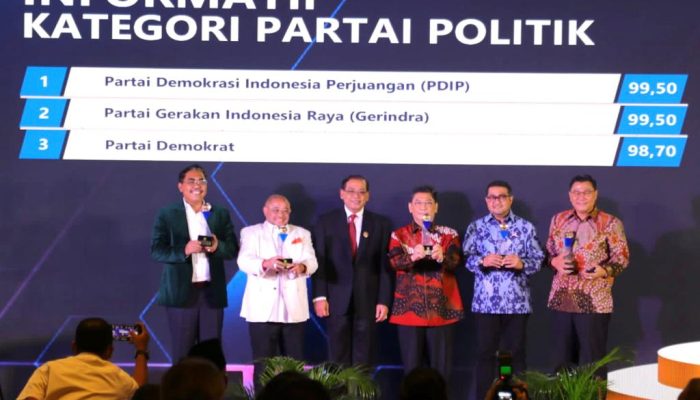 Partai Demokrat Raih ‘Hattrick’ Predikat Partai Politik ‘Informatif’ dari KIP-RI