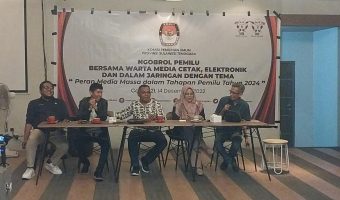 KPU Sultra Gelar Ngobrol Pemilu 2024 Bersama Wartawan