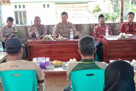Polsek Palangga Gelar Jumat Curhat di Kiaea