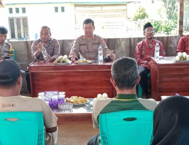 Polsek Palangga Gelar Jumat Curhat di Kiaea