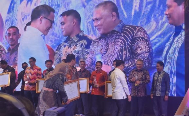 Bupati Konawe Terima Penghargaan Desa Cantik BPS RI