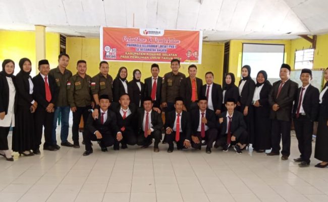 PKD se-Kecamatan Angata Konsel Resmi Dilantik