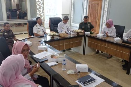 Pj Wali Kota Kendari Rakor Inflasi Bersama Mendagri