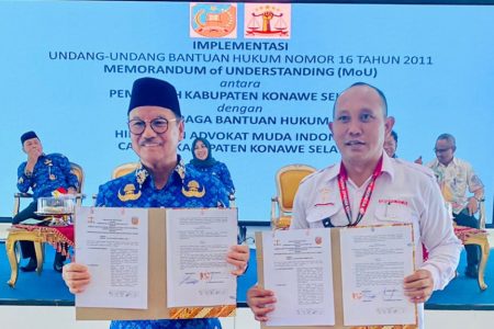 Pemda Konsel dan LBH HAMI Teken MoU Bantuan Hukum Gratis