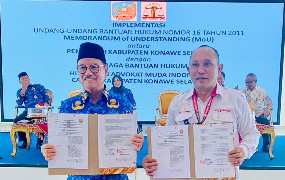 Pemda Konsel dan LBH HAMI Teken MoU Bantuan Hukum Gratis