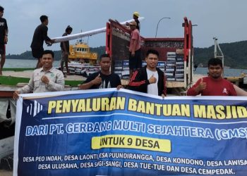 PT GMS Bantu Sembilan Masjid di Laonti