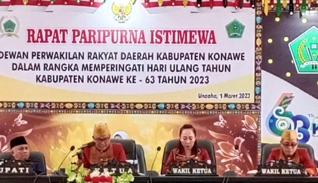 DPRD Gelar Paripurna Istimewa HUT ke-63 Konawe
