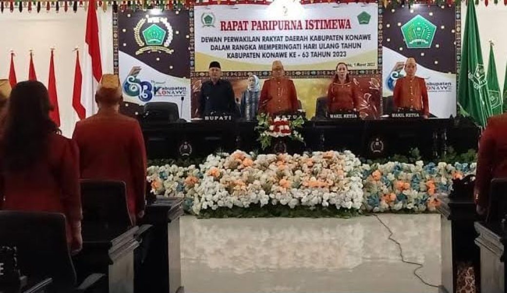 DPRD Gelar Paripurna Istimewa HUT ke-63 Konawe