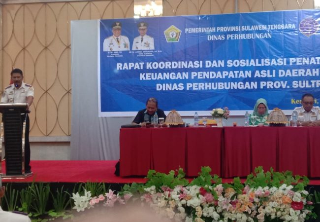 Dishub Sultra Gelar Rakor Penatausahaan Pendapatan Retribusi