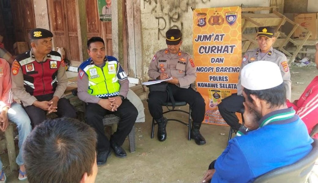 Diskusi Kamtibmas Polres Konsel, Warga Keluhkan Naiknya Harga Sembako