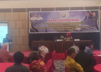 Gelar Rakor Pengendalian Administrasi, Biro Pembangunan Sultra Diapresiasi Sekda