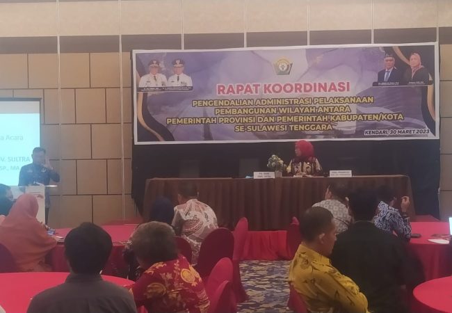 Gelar Rakor Pengendalian Administrasi, Biro Administrasi Pembangunan Sultra Diapresiasi Sekda