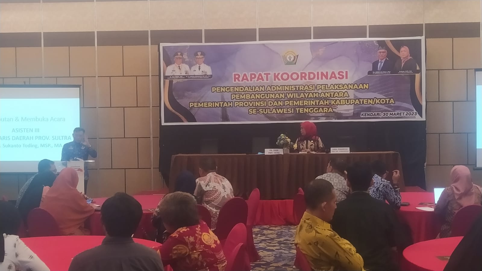 Gelar Rakor Pengendalian Administrasi, Biro Pembangunan Sultra Diapresiasi Sekda