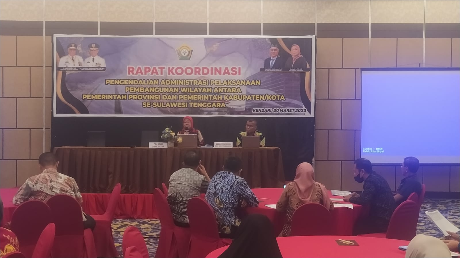 Gelar Rakor Pengendalian Administrasi, Biro Pembangunan Sultra Diapresiasi Sekda