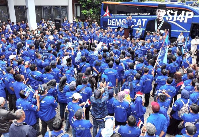 Jaga Kedaulatan, Serentak Ketua Demokrat Se-Indonesia Sambangi Pengadilan