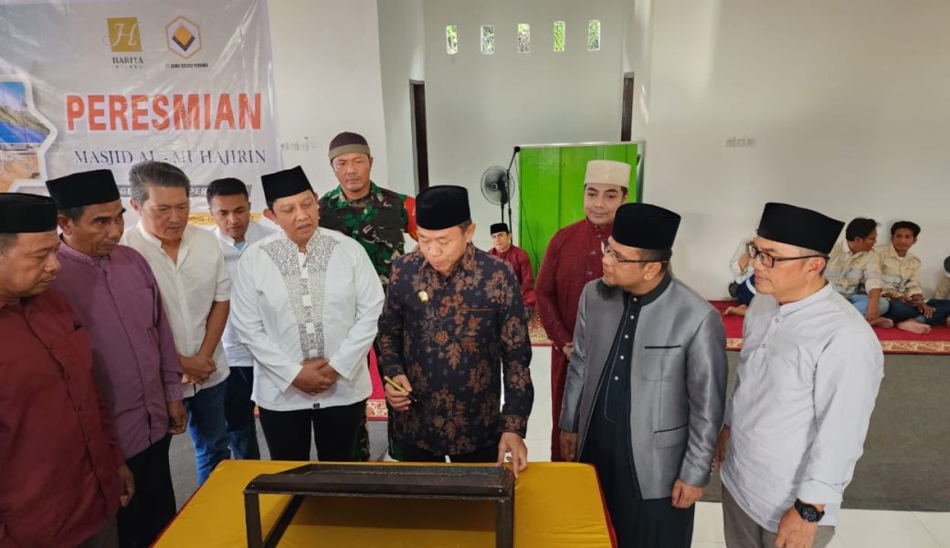 Wabup Konkep Resmikan Masjid Al Muhajirin GKP