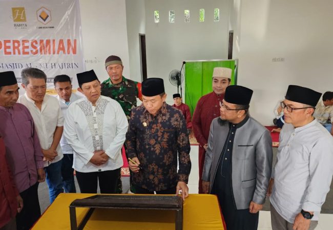 Wabup Konkep Resmikan Masjid Al Muhajirin GKP