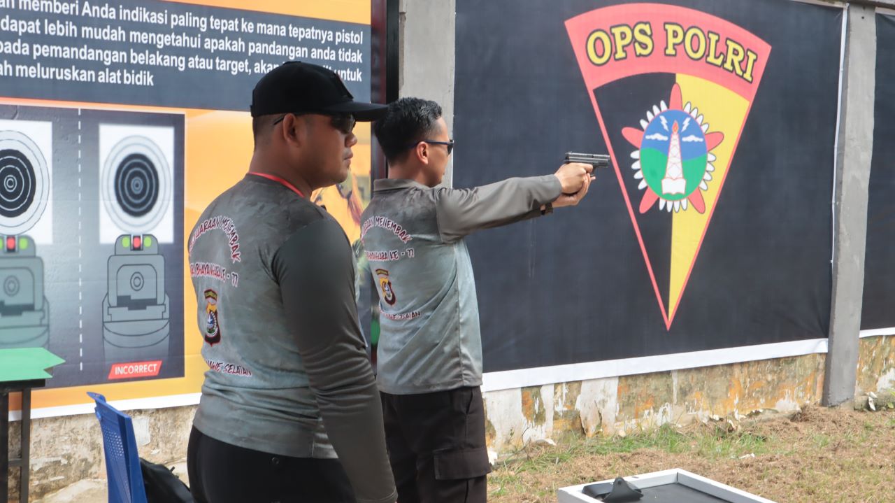 Diikuti 10 Klub, Polres Konsel Gelar Kejuaraan Menembak Hari Bhayangkara ke-77