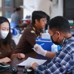 Momentum HBA dan HUT IAD, Kejati Sultra Kumpulkan 40 Katong Hasil Donor Darah